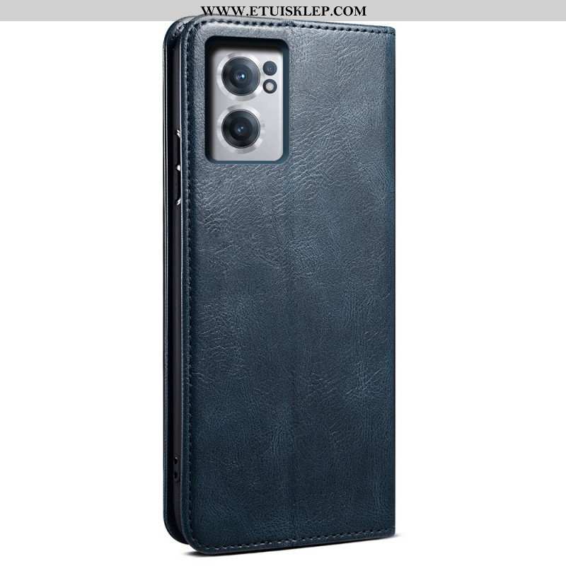 Etui Folio do OnePlus Nord CE 2 5G Efekt Skóry